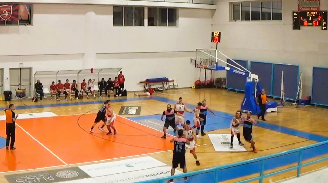 Εύκολο βράδυ για την Α.Ε. Σαντορίνης που παρέμεινε στην κορυφή του «Dappos Basketball League»